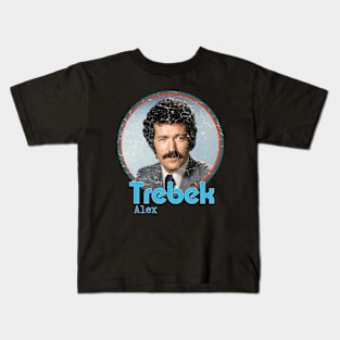 alex trebek art  art 90s style retro vintage 80s Kids T-Shirt